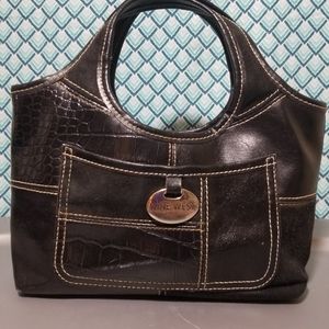 Black nine west purse